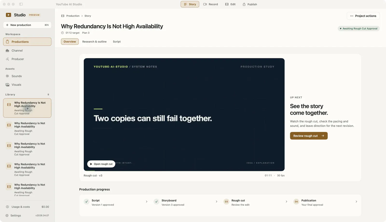 YTAI Studio screenshot 2