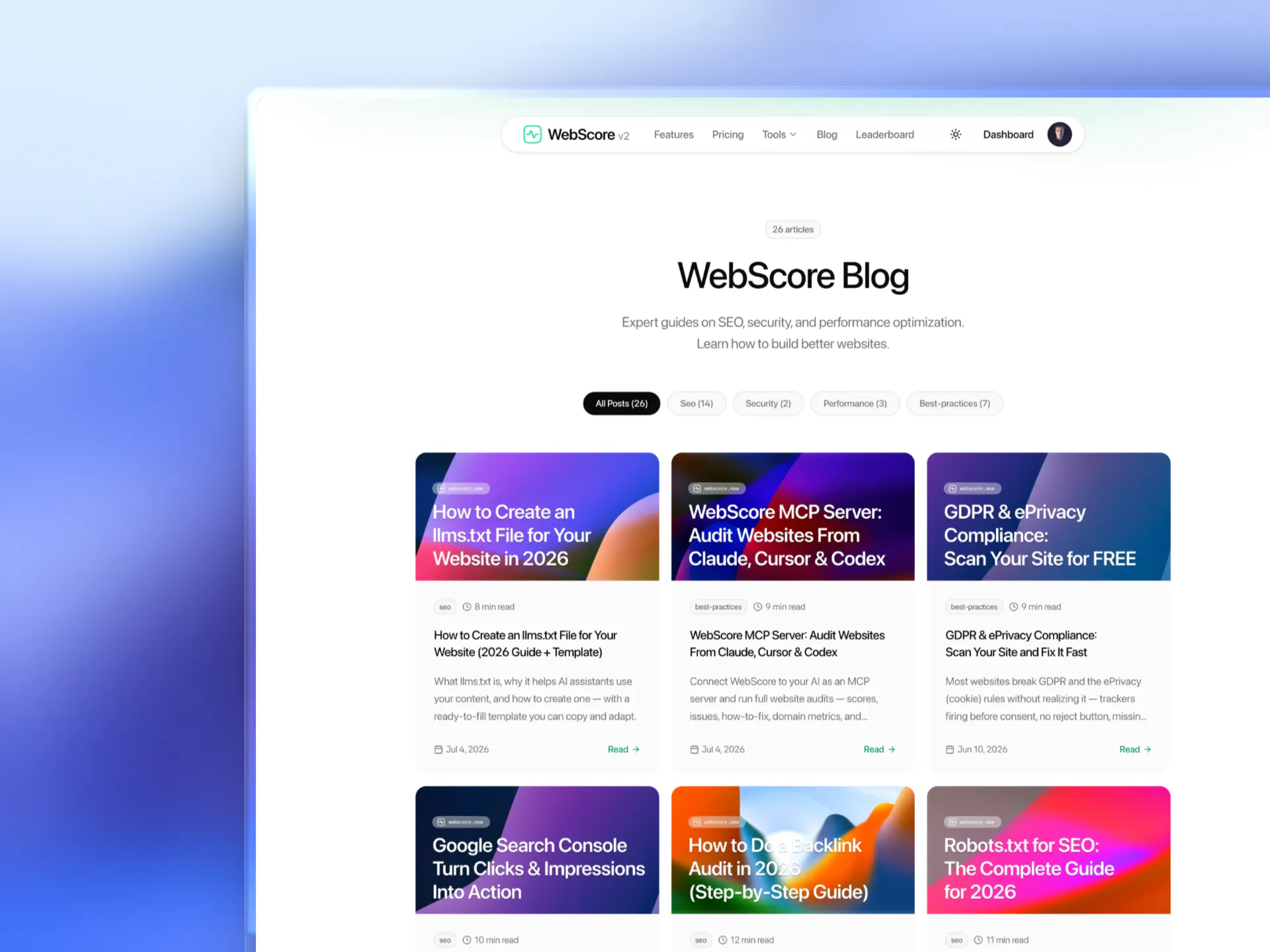 WebScore.now gallery image