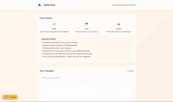 ReflectPad - Your Personal AI Journal gallery image