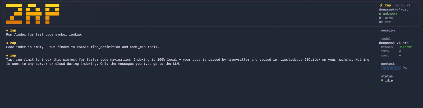 zap-coding-agent logo