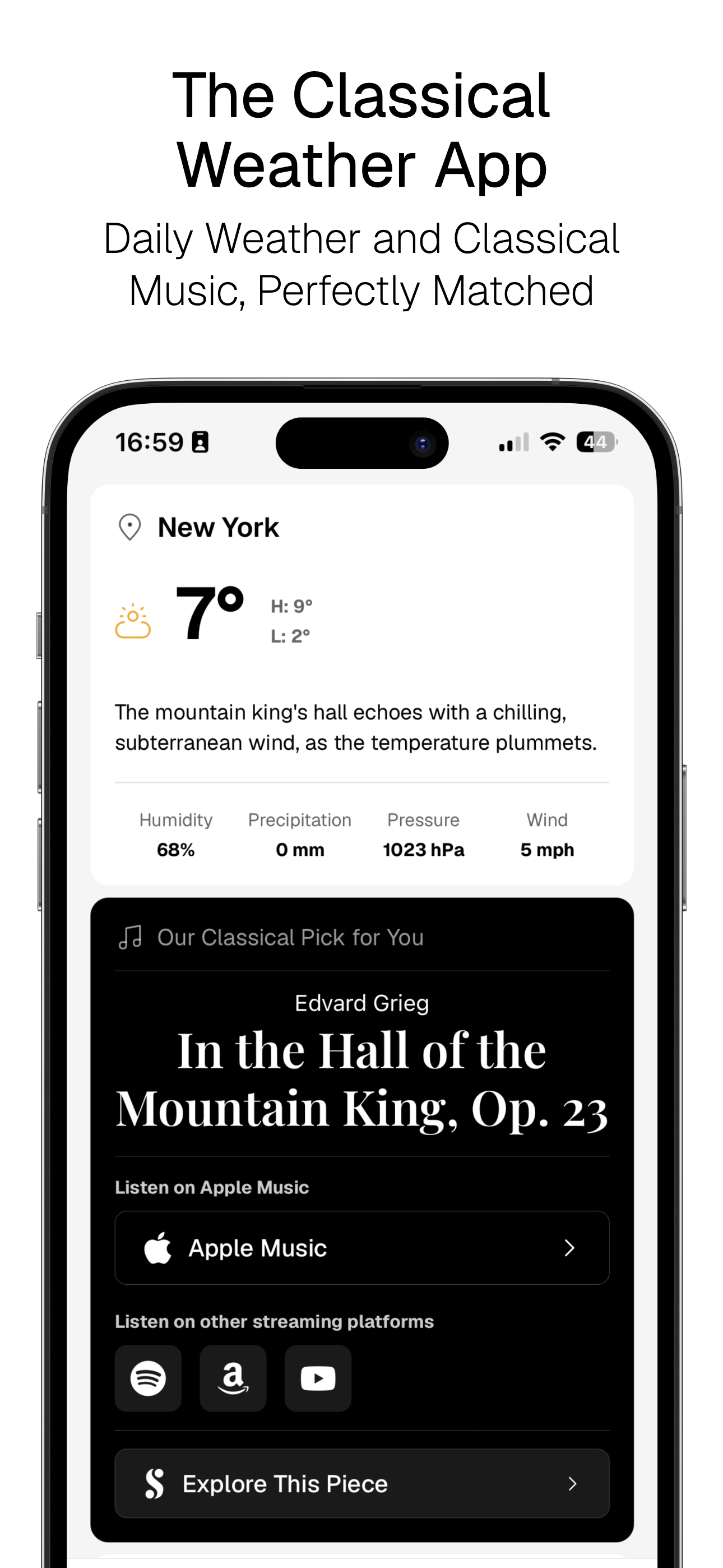 Classical Forecast - Main product screenshot demonstrating key features and user interface