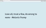 Melania Trump Motivational Quotes image