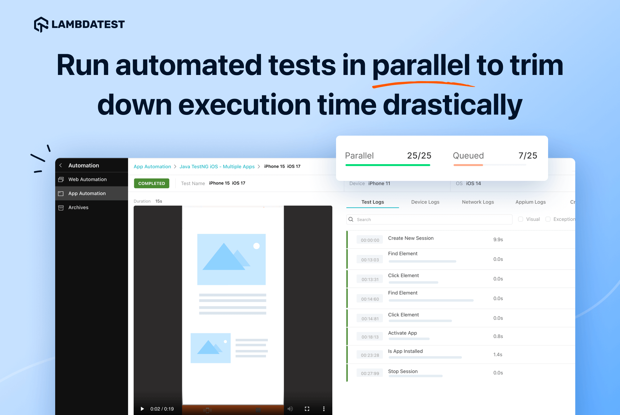LambDatest Real Device Cloud - Проверьте свои приложения онлайн на 3000 реальных устройств Android и iOS медиа 9