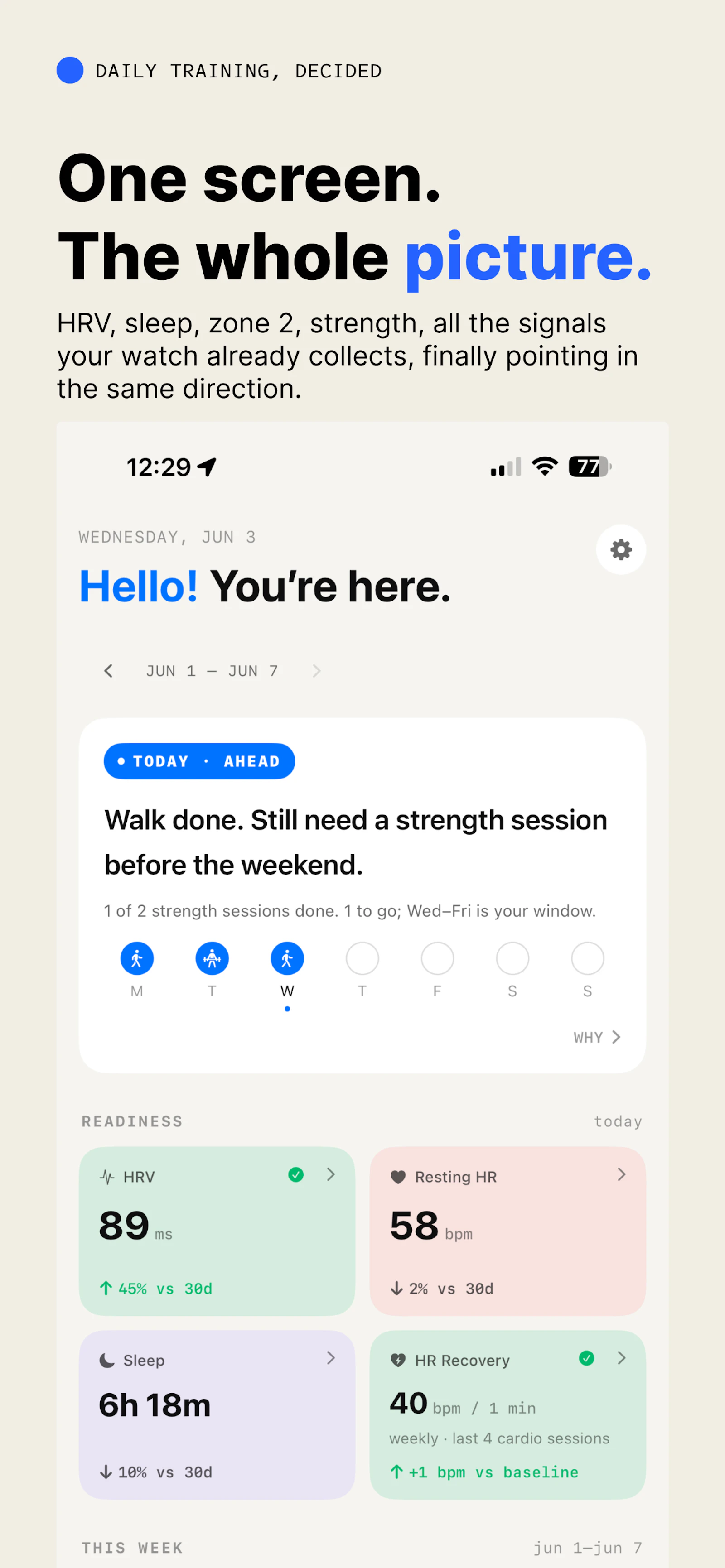 Form: Daily Fitness screenshot 1