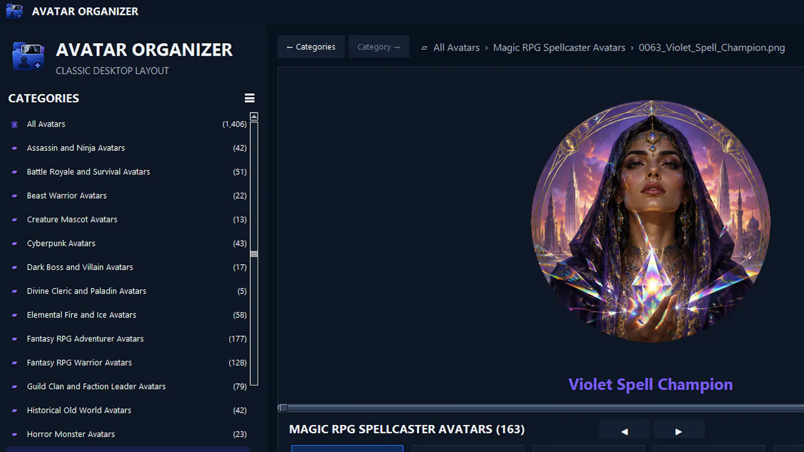Avatar Organizer screenshot 3