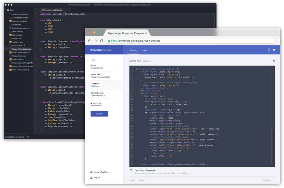 Hyperledger Composer gallery image