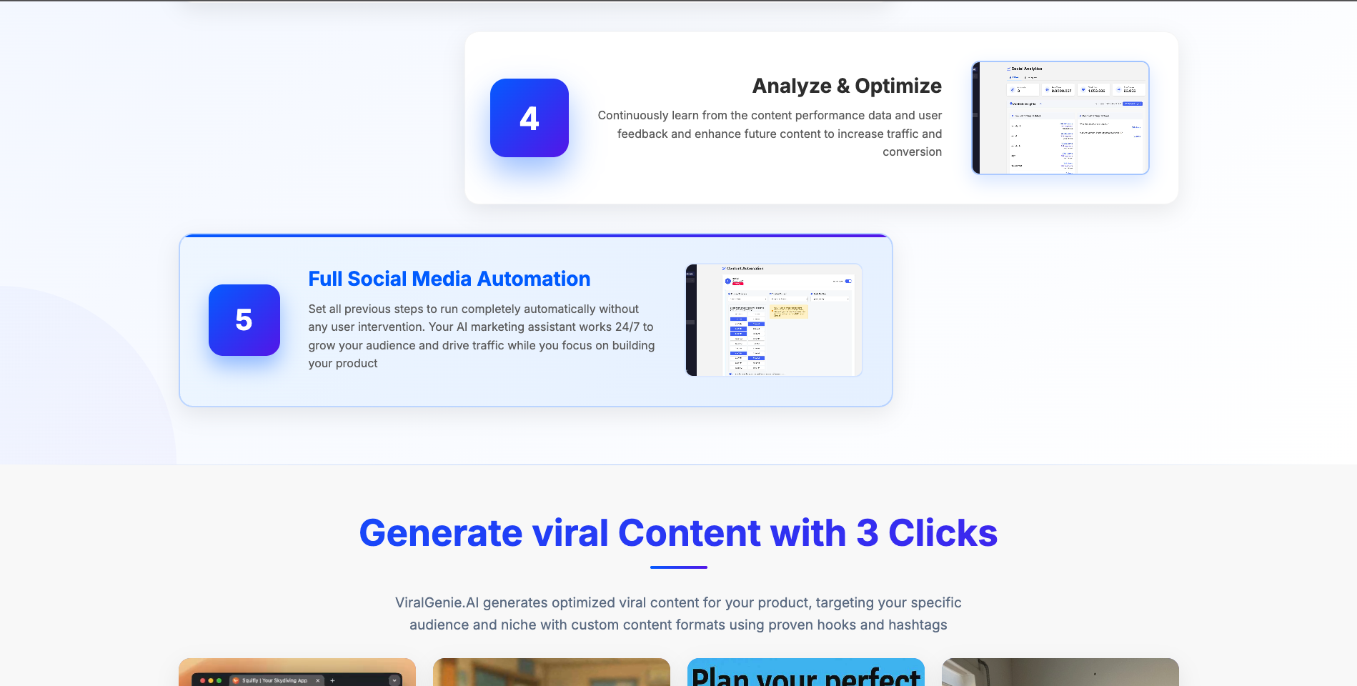 ViralGenie.AI - Screenshot 3 showing product features and functionality