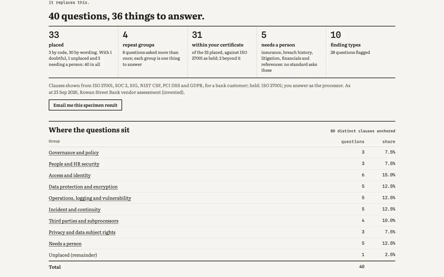 Security Questionnaire Mapper gallery image
