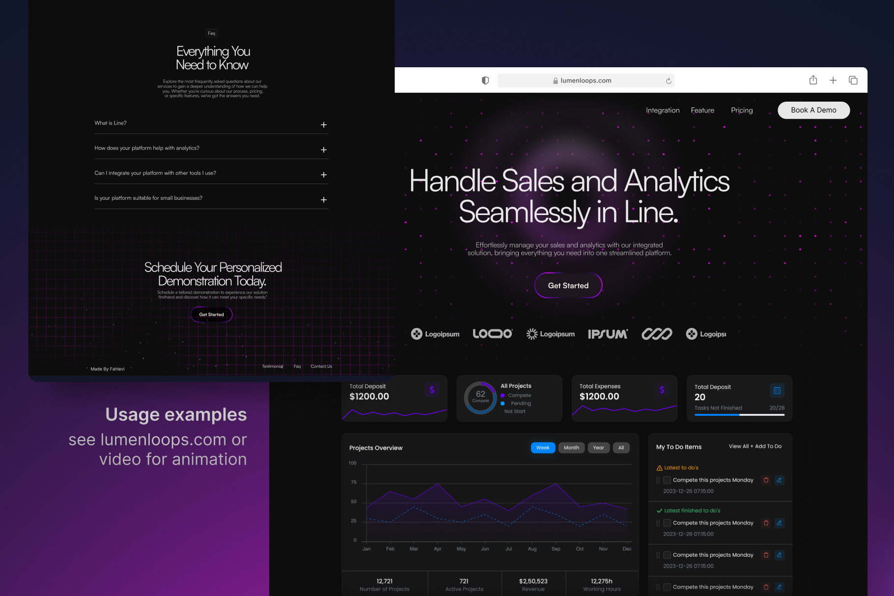 Mídia 5 de Lumenloops - Incríveis loops animados ensopados e ensinados para seus sites e aplicativos