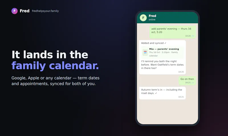 Fred helps your family screenshot 6