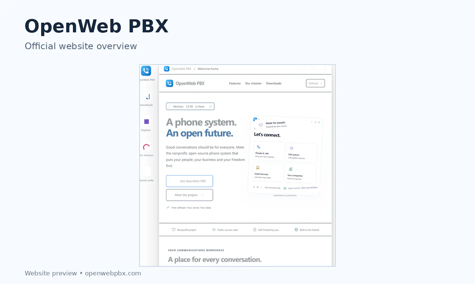OpenWebPBX screenshot 3