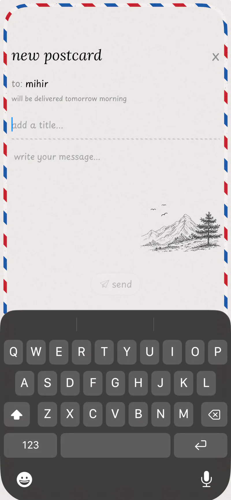 hey postcard - digital postcards screenshot 3