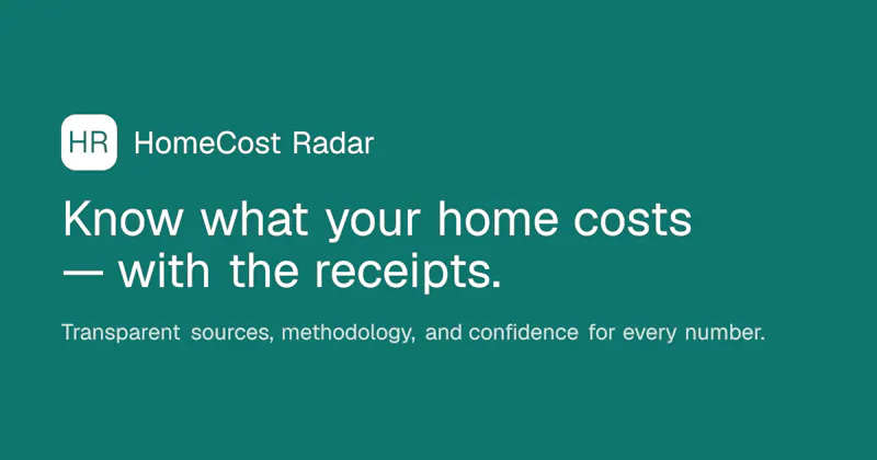 HomeCostRadar screenshot 1