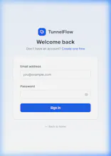 TunnelFlow — Cloudflare Tunnel Manager gallery image