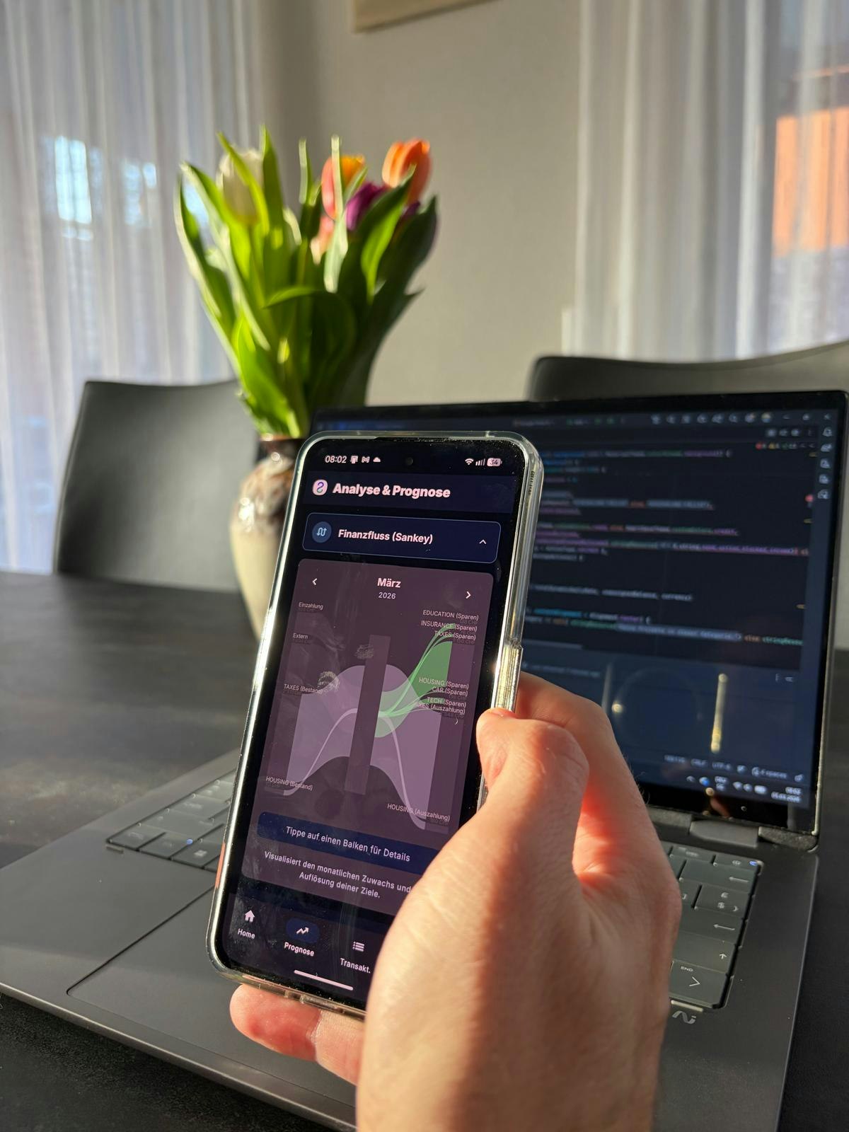 SmartSave: Savings & Goals - Main product screenshot demonstrating key features and user interface