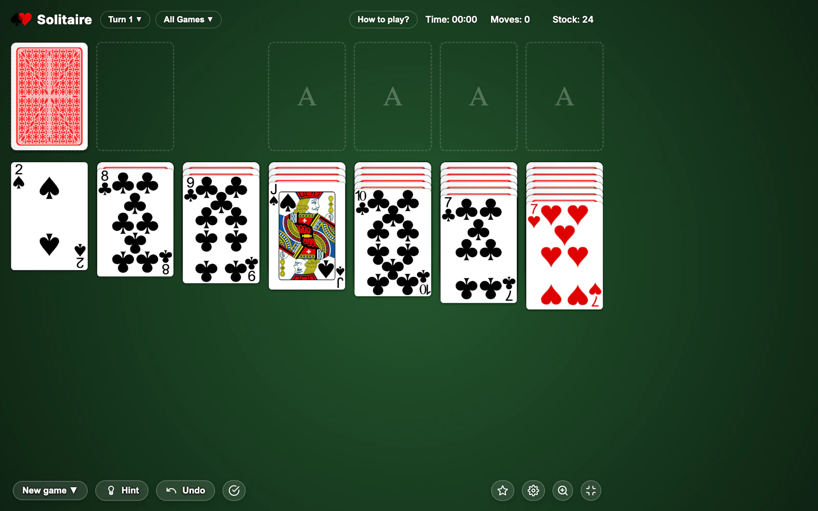 Solitaire Online screenshot 2