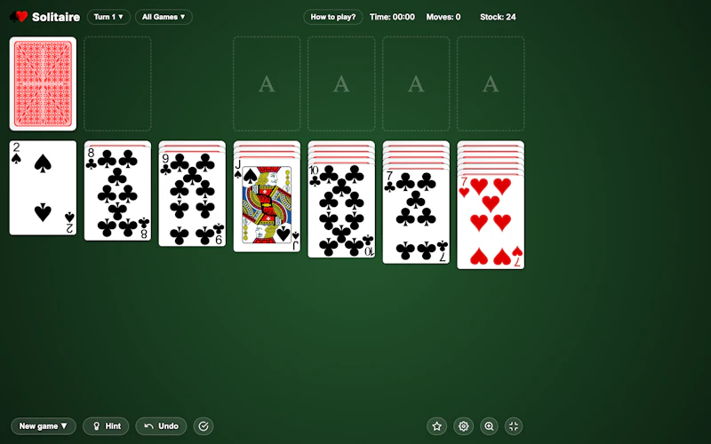 Solitaire Online screenshot 2