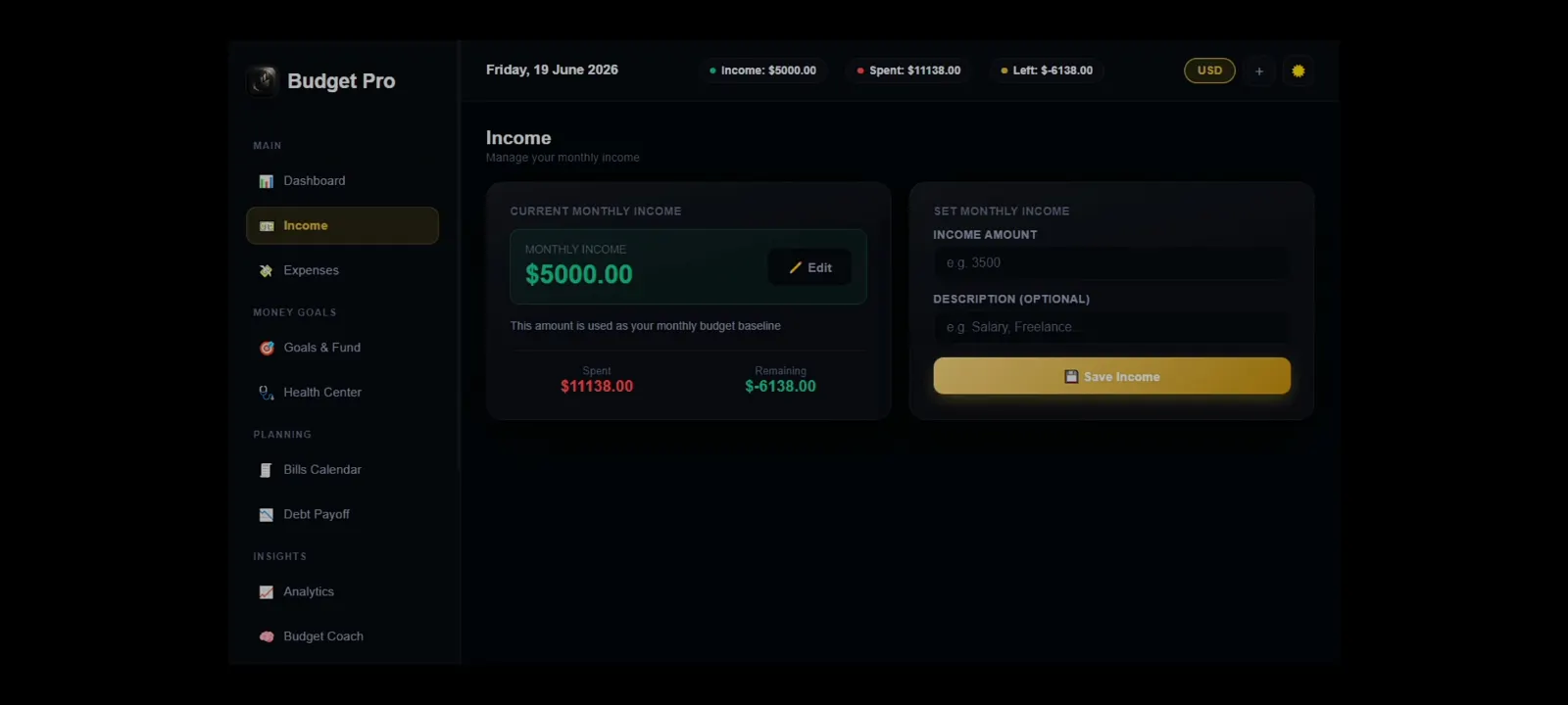Budget Pro screenshot 3