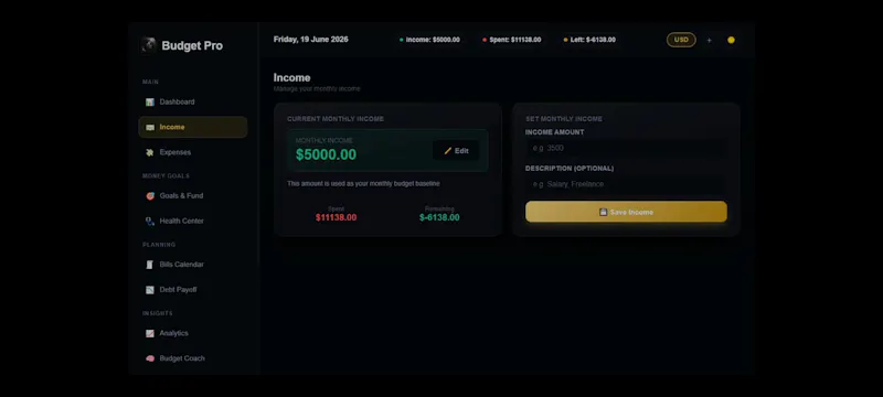 Budget Pro screenshot 3