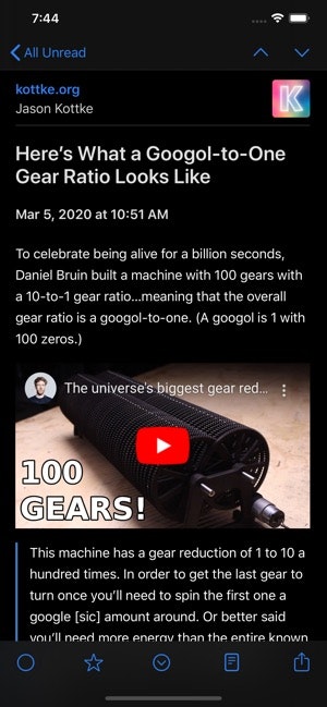 NetNewsWire for iOS gallery image