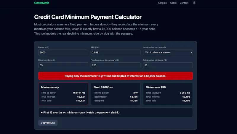 CentsMath screenshot 2