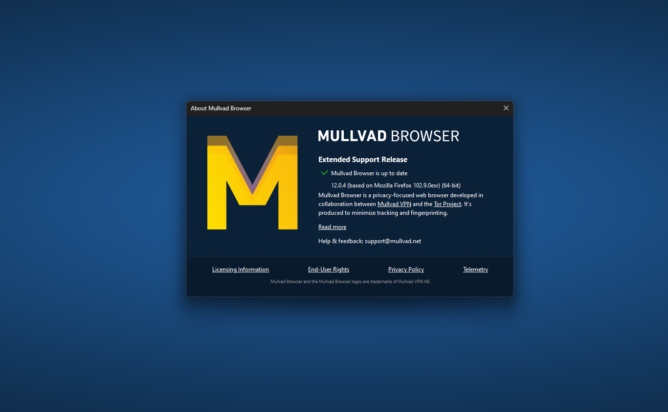 Media Pelayar Mullvad - Penyemak imbas web yang berfokus pada privasi 1