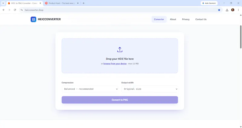 HEICCONVERTER screenshot 2
