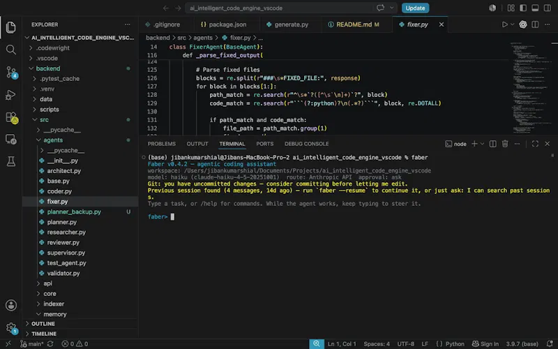Faber screenshot 1