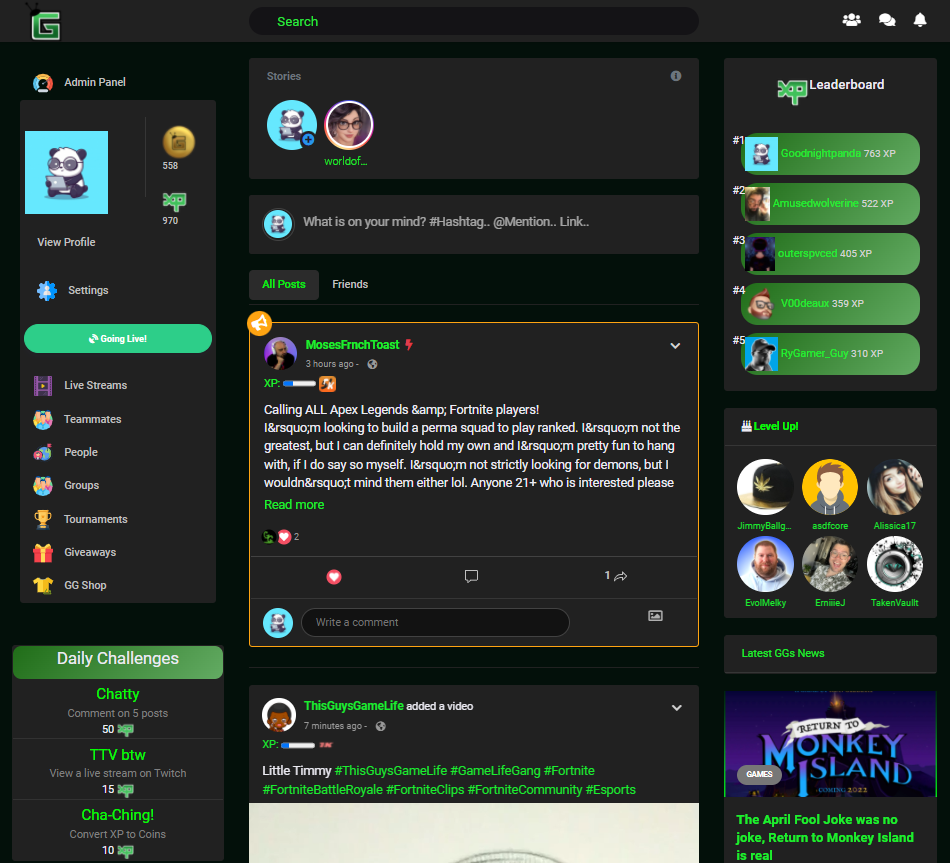 GGs TV, Social Media for Gamers gallery image