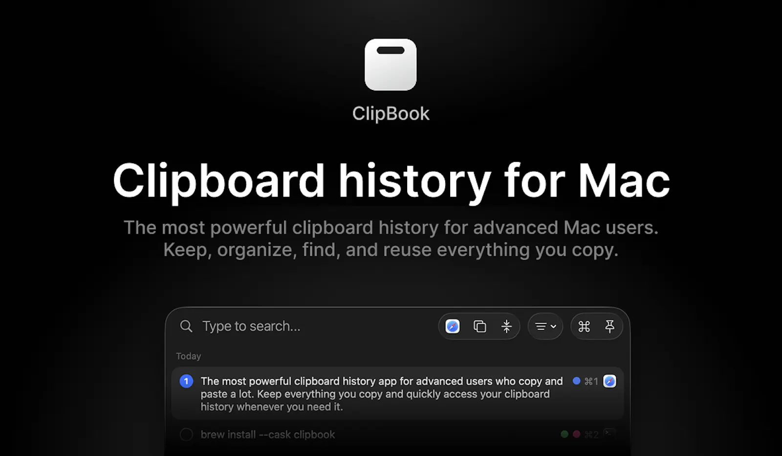 ClipBook 2 screenshot 1