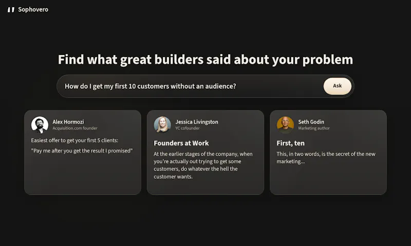 Sophovero screenshot 1
