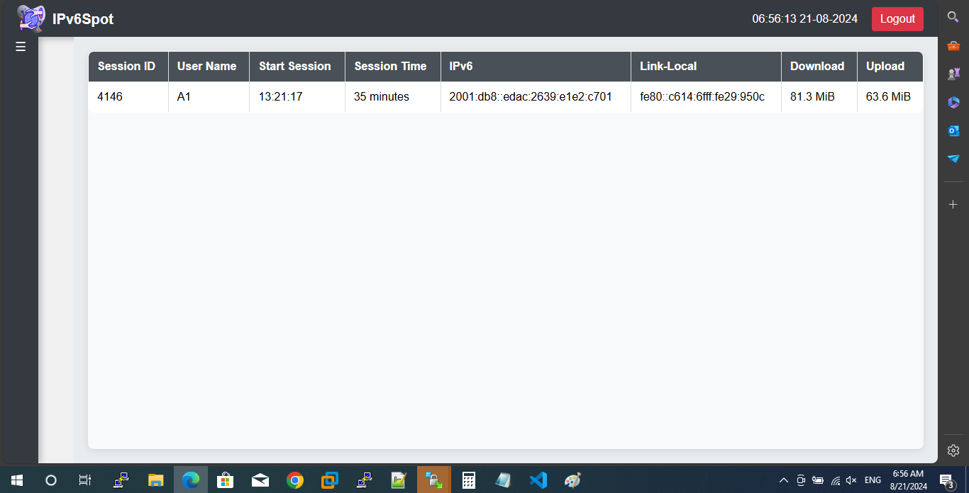 IPv6 का उपयोग करके कैप्टिव पोर्टल प्रोजेक्ट मीडिया 3