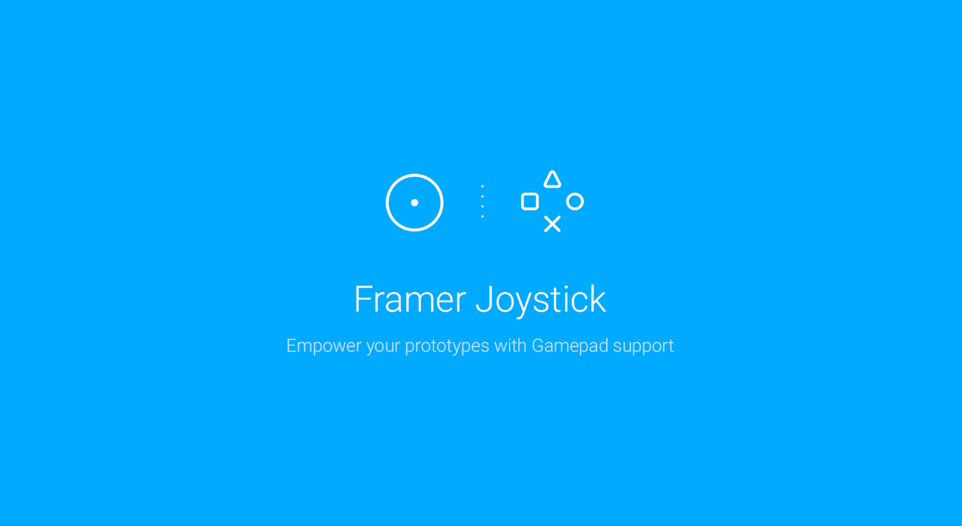 Framer Joystick
