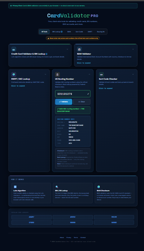 CardValidator Pro gallery image