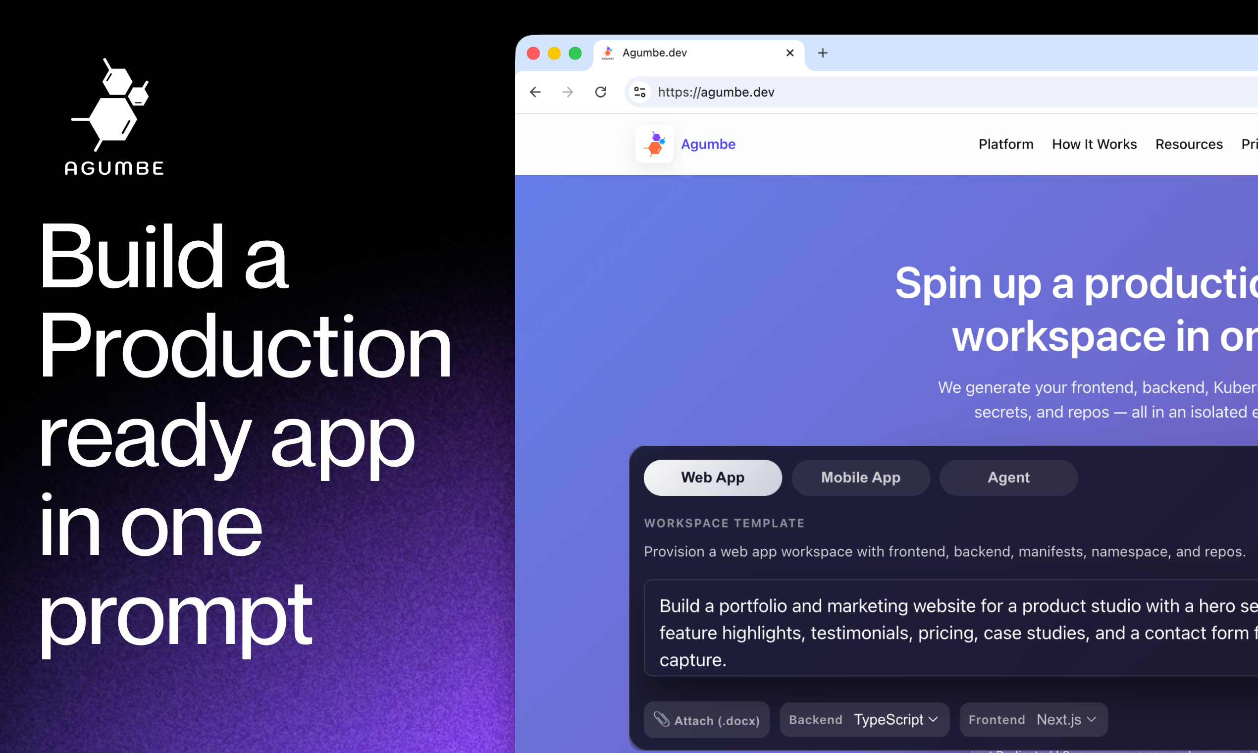 agumbe.dev: AI workspaces for building and running apps on Kubernetes | Product Hunt