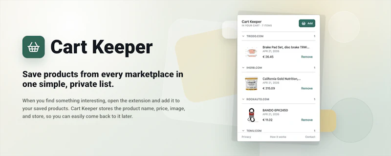 Cart Keeper screenshot 2