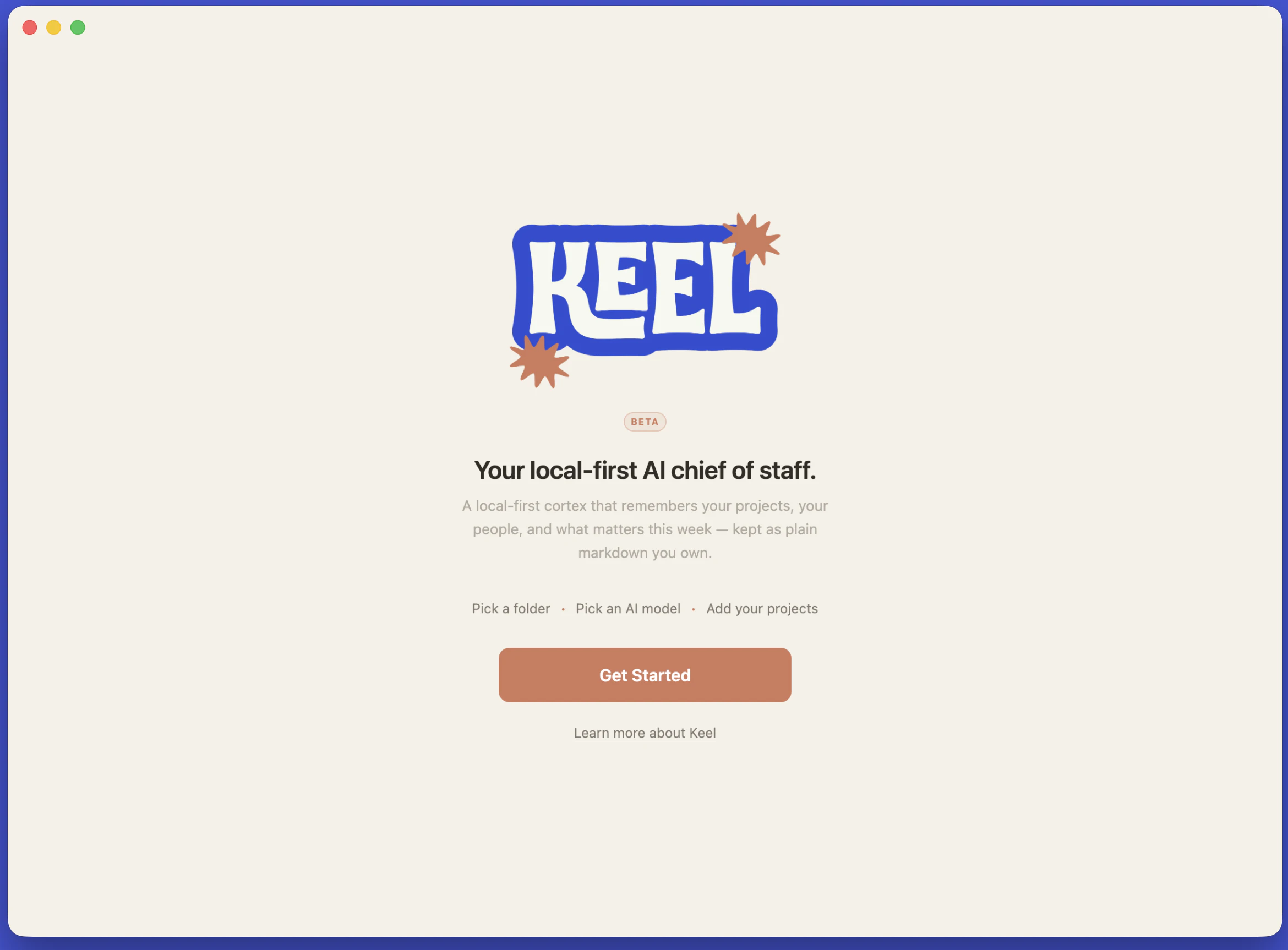 Keel screenshot 1