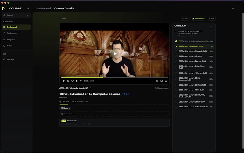 Ckourse screenshot 3