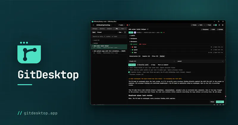 GitDesktop screenshot 1