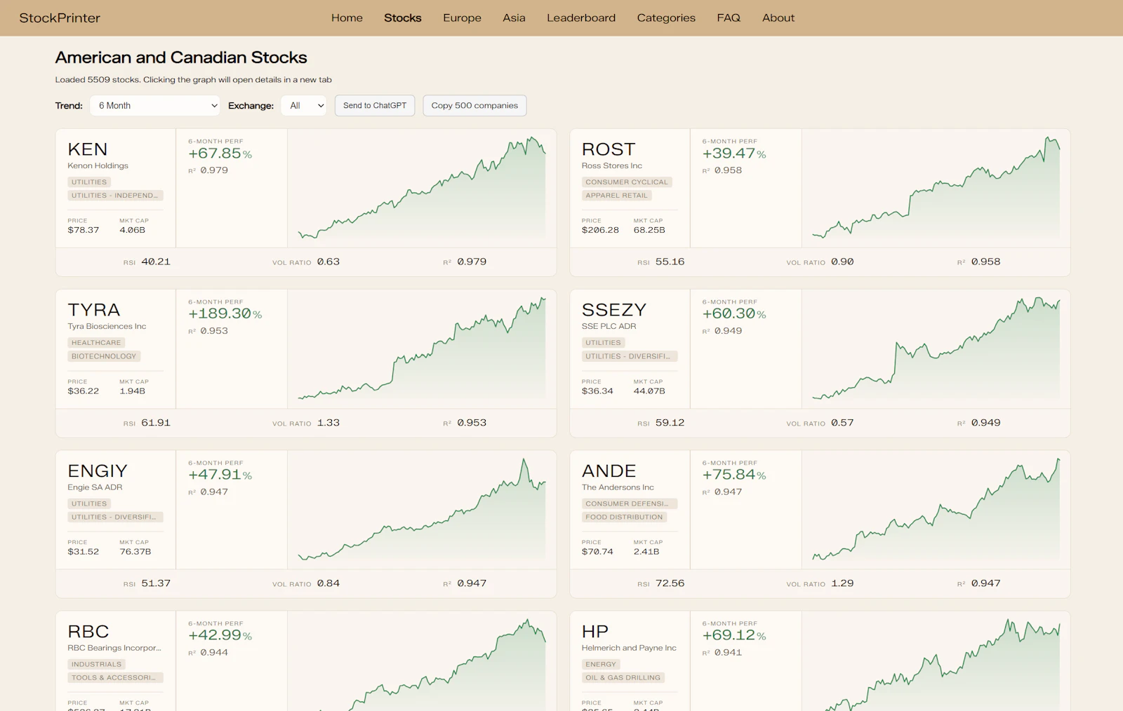 StockPrinter screenshot 2