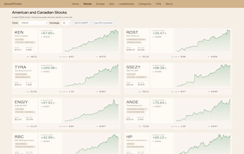 StockPrinter screenshot 2