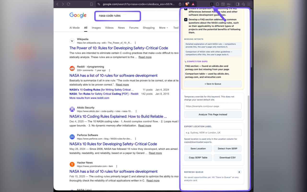 SERP Refresh: AI SEO GSC Content Updates gallery image
