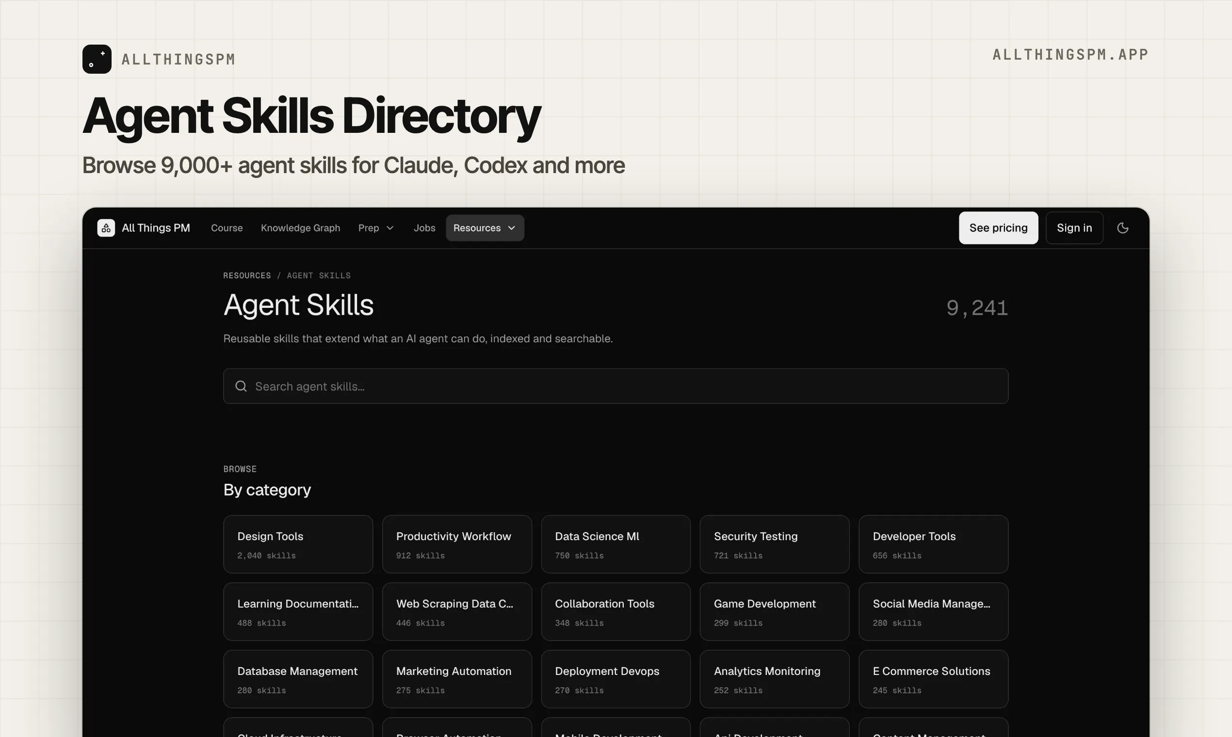 Agent Skills Directory by AllthingsPM gallery image