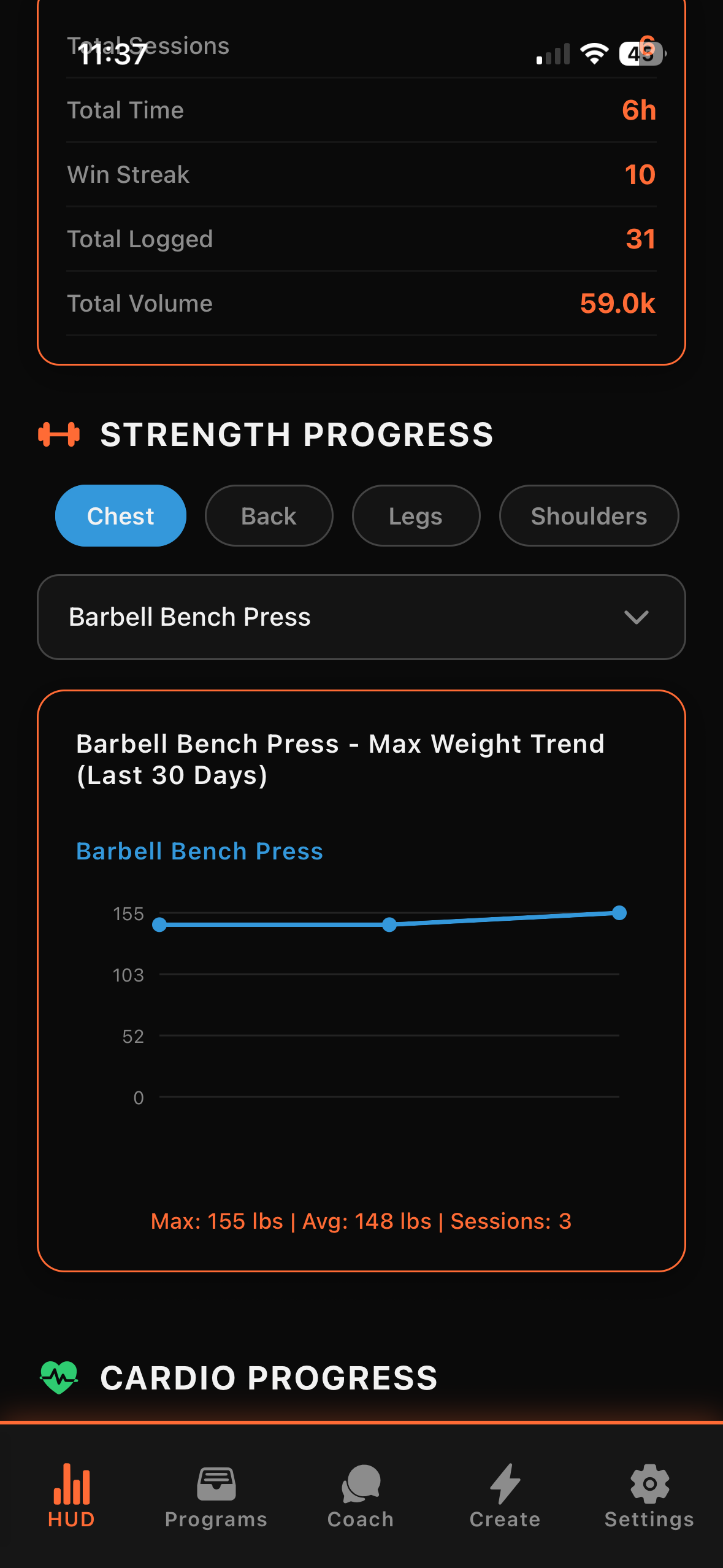 Rain Fitness - Main product screenshot demonstrating key features and user interface