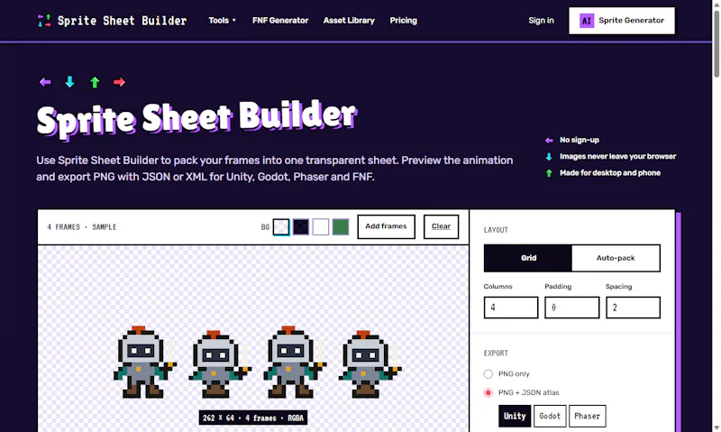 Sprite Sheet Builder screenshot 2