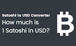 Satoshi to USD Converter image