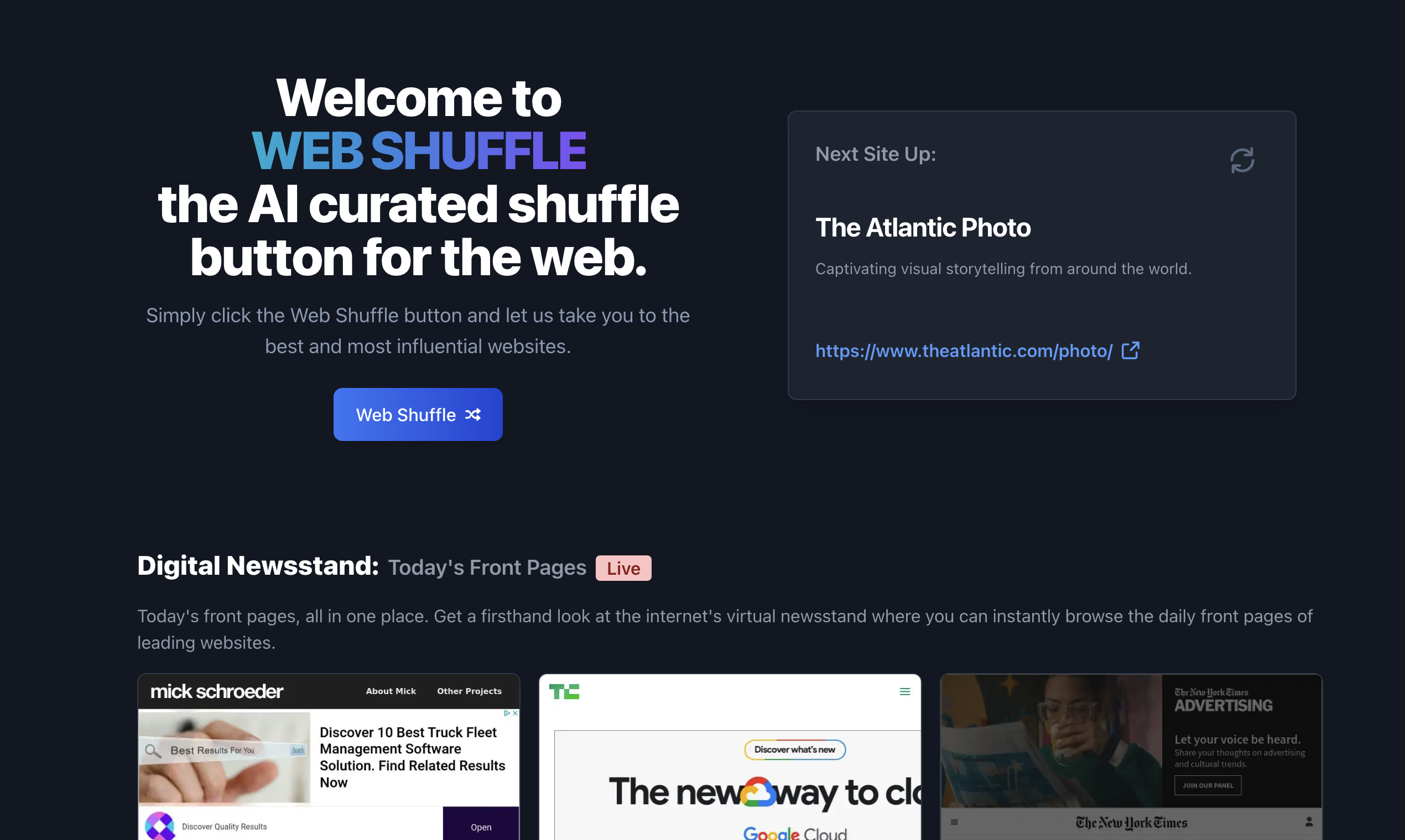 Web Shuffle media 3