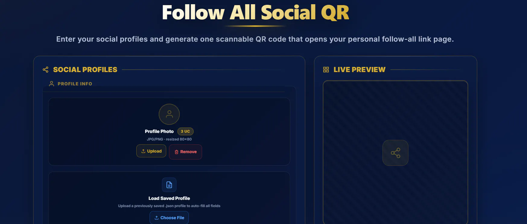 Follow All Social QR gallery image