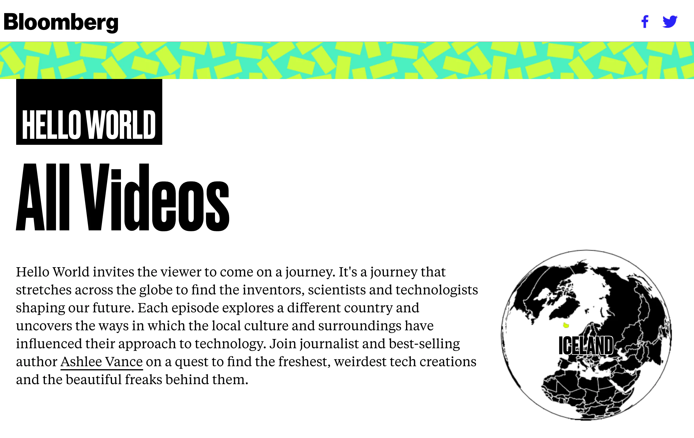 Hello World by Bloomberg