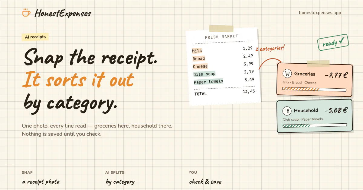 HonestExpenses AI gallery image